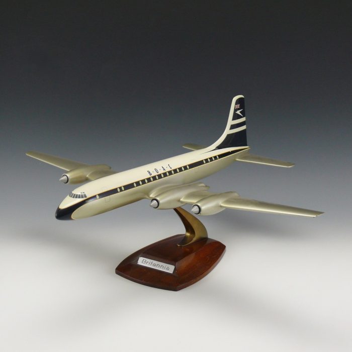 BOAC Bristol Britannia Painted Aluminium Model